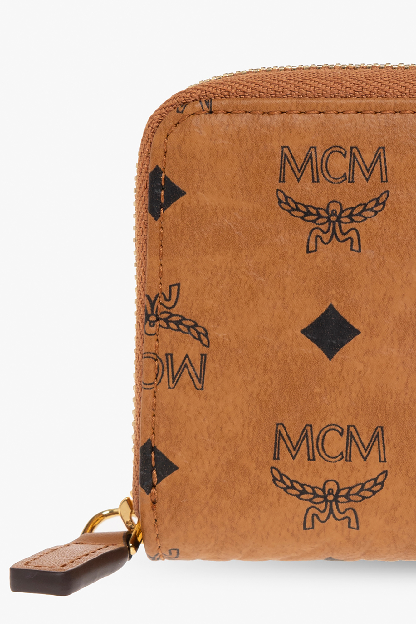 Mcm hotsell gold wallet